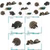 Realistic Pvc Hedgehog Model For Static Tabletop Decoration Cute Forest Animal