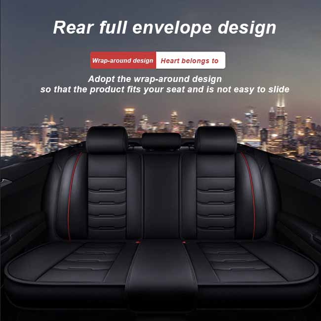 Poduszka na fotel samochodowy z pełnym otoczeniem Skórzana poduszka Cztery pory roku Uniwersalny pokrowiec na fotel samochodowy Oddychający Pełny pakiet Pokrowiec na siedzenie