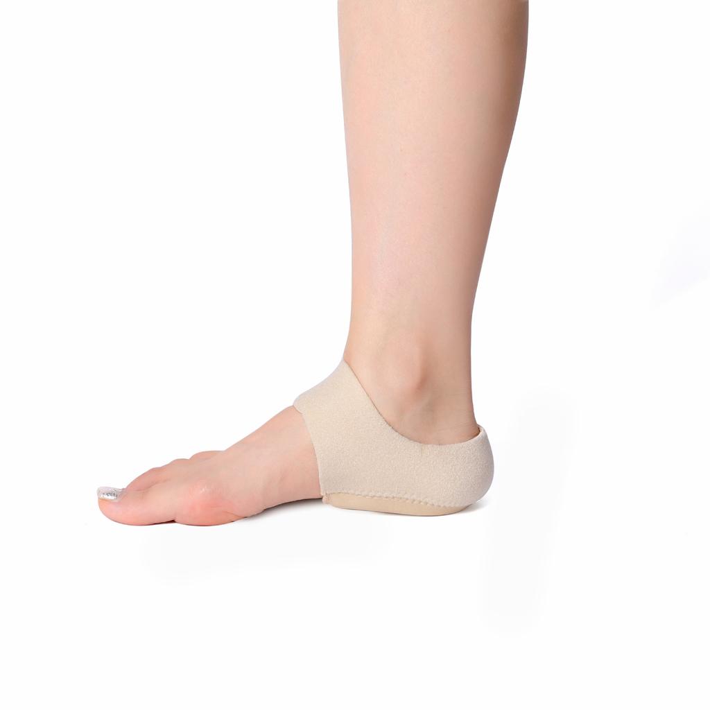 Heel Protector Cushion Sleeve for Foot Support and Comfort with Adjustable Strap for Daily Wear and Relief from Pressure and Friction