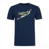 Zweiter Weltkrieg Royal Air Force Supermarine Spitfire Jäger T-Shirt 100% Baumwolle Rundhals Sommer Kurzarm Freizeit Herren T-Shirt Größe S3XL