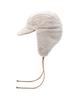 Eondeokeonteulolseutyudio Winter Reversible Fur Hat Trapper Hat / Reverse Fur / Flannel Beige