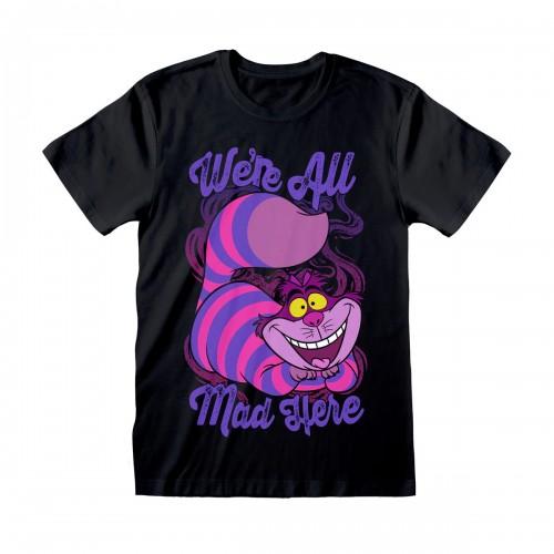 Alice In Wonderland Unisex Adult WeÂ´re All Mad Here T-Shirt