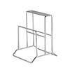 Soporte para cuchillos de acero inoxidable para encimera de cocina, tabla de cortar, estante de almacenamiento de cuchillos con drenaje tridimensional.