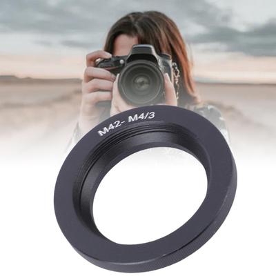 M42 To M4/3 Lens Mount Adapter Aluminum Alloy Thin M42 Lens To M4/3 Camera Lens Adapter for Mirrorless Camera