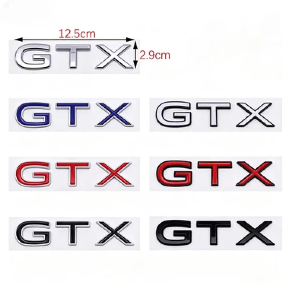 1Pc 3D ABS Car Rear Trunk Emblem Badge Sticker Tailgate Door Side Decal Auto Body Styling Logo Replacement Accessories