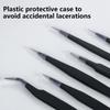 Eyelashes Tweezers Scrapbook Sticker Tape Picking DIY Journal Hand Account Tweezers Stainless Steel Mobile Phone Repair Tweezer