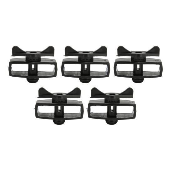 50Pcs Electric Fence  Tightener Portable Garden Electronic Fence Alloy  Tensioner Black 