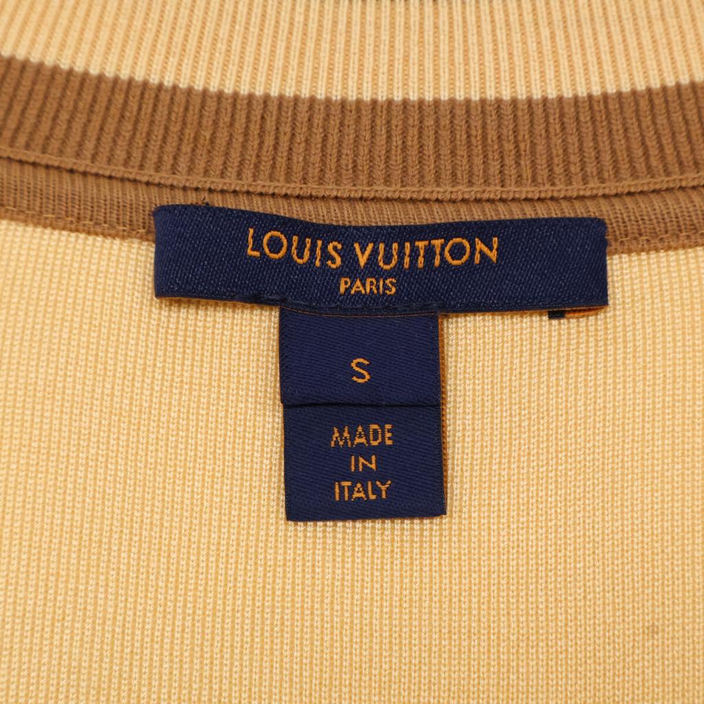 Louis Vuitton 2022 3D Bag Logo Knit Blouson Jacket S BrownUsed
