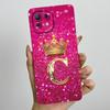 For Xiaomi Mi 11 Lite / 11 Lite 5G / 11 Lite 5G NE Crown Initial Letter Couple Phone Case Soft Silicone TPU Protective Casing