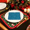 20pcs Disposable Napkins with Snowflake Pattern Print for Wedding,Parties,and Daily Use for Thanksgiving Fall Christmas Table Decoration