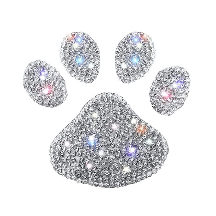 Shine Crystal Car Bumpers Sticker Decal Glittering Rhinestones Laptop Decoration