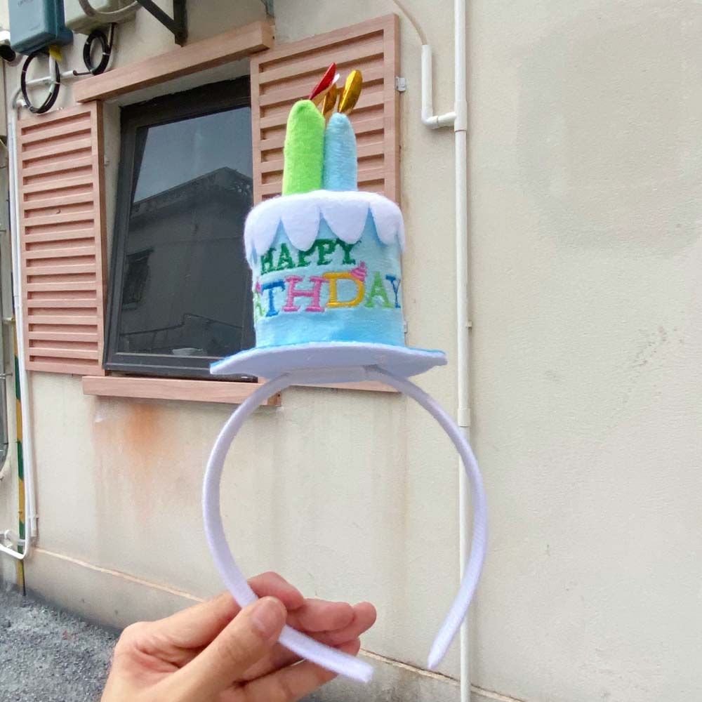 Photo Props Hair Band Birthday Decoration Birthday Cake Headband Hair Hoop Happy Birthday Headband