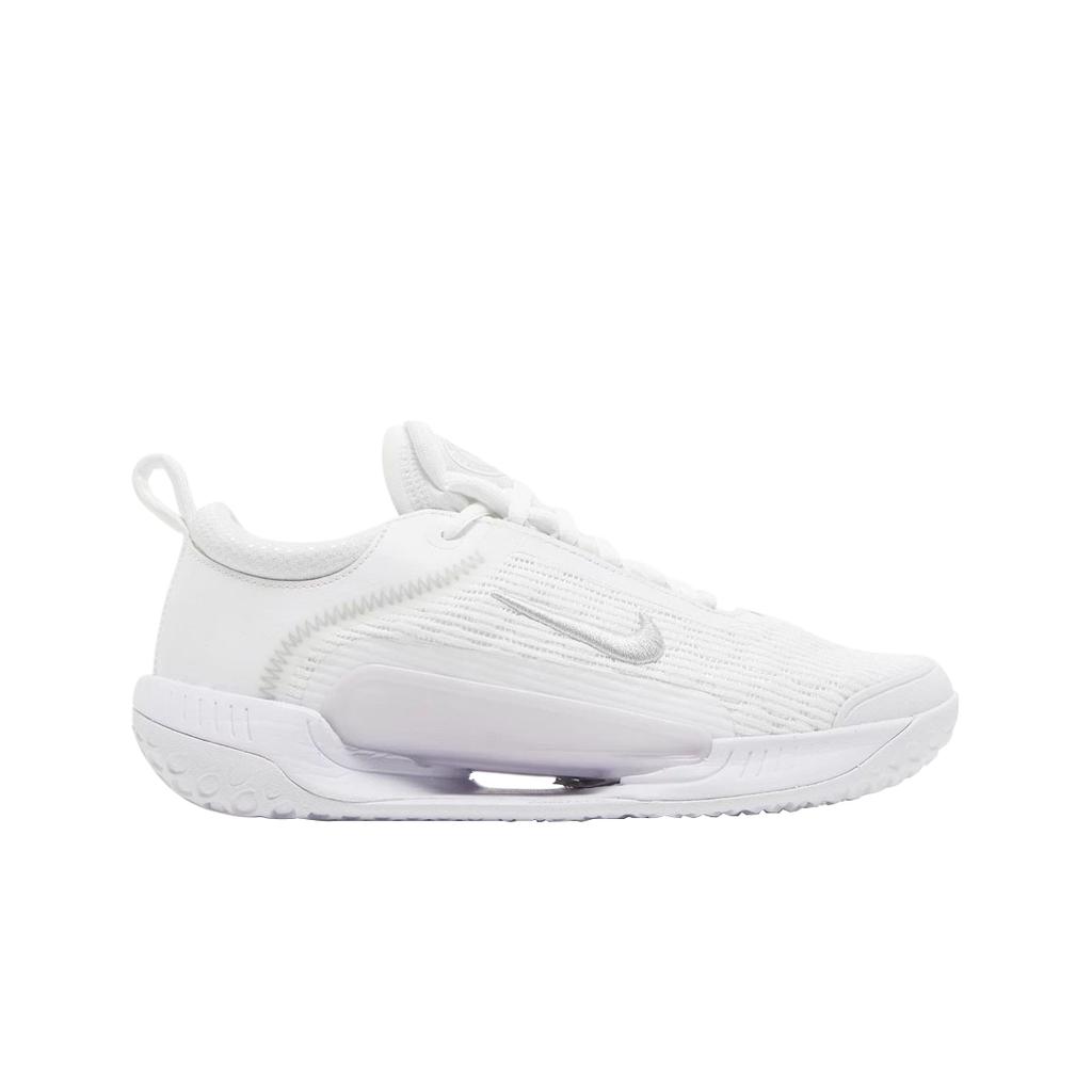 (w) Nike Court Zoom Nxt White Metallic Silver