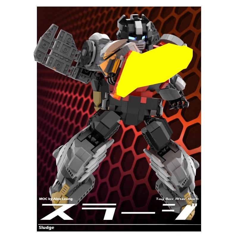 Transforming Robot  Assembly Idea Silt Puzzle Building Block Set Gift Assembly Toy for Boys