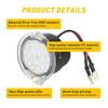 For Lincoln Navigator 07-2016 LED Side Rear View Mirror Puddle Light Bulbs 6000K