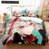3D Print Cartoon Bedding Set Genshin Impact Game 3d Duvet Cover Set Comforter Bed Linen For Boy Decor Bedclothes