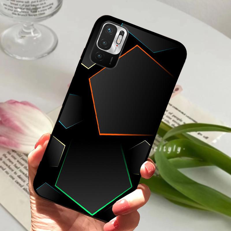 Für Redmi Note 10 5G Hülle M2103K19C Tier Silikon Weiches TPU Handyhüllen Für Xiaomi Poco M3 Pro 5G Stoßfest Bumper Fundas