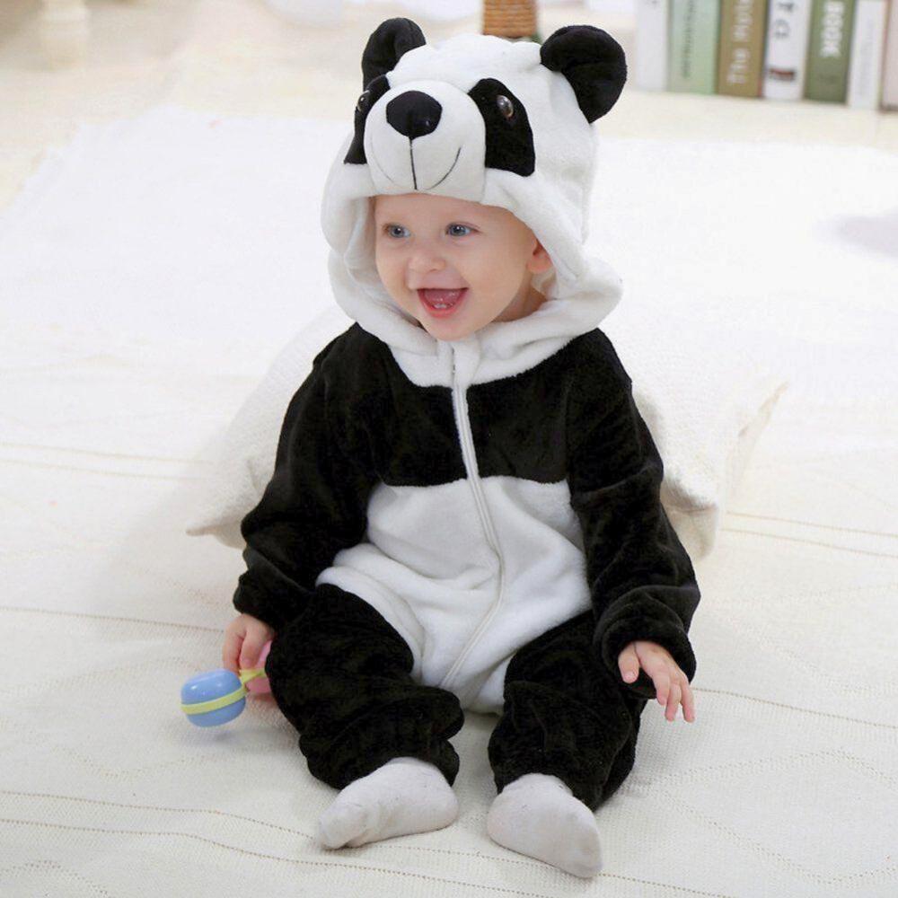 Piżama Onesie Kostium Przebranie Śpiochy  Panda Niemowlę 100: 85-90 Cm