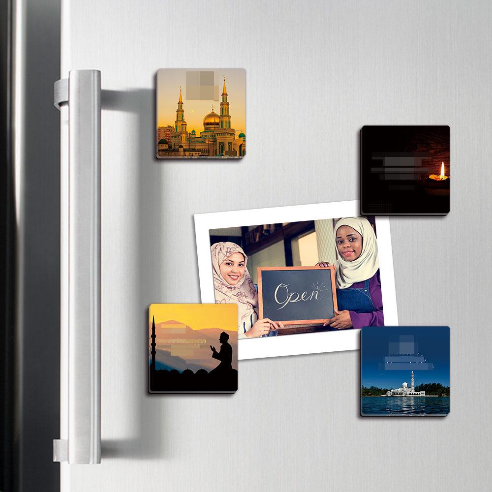 Middle Eastern Ethnic Acrylic Refrigerator Magnet: Festival Home Decor Sticker