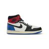 Jordan X Union X Fragment Design Air Jordan 1 High Top Vintage Basketball Shoes Unisex Black White Blue IO7847-002