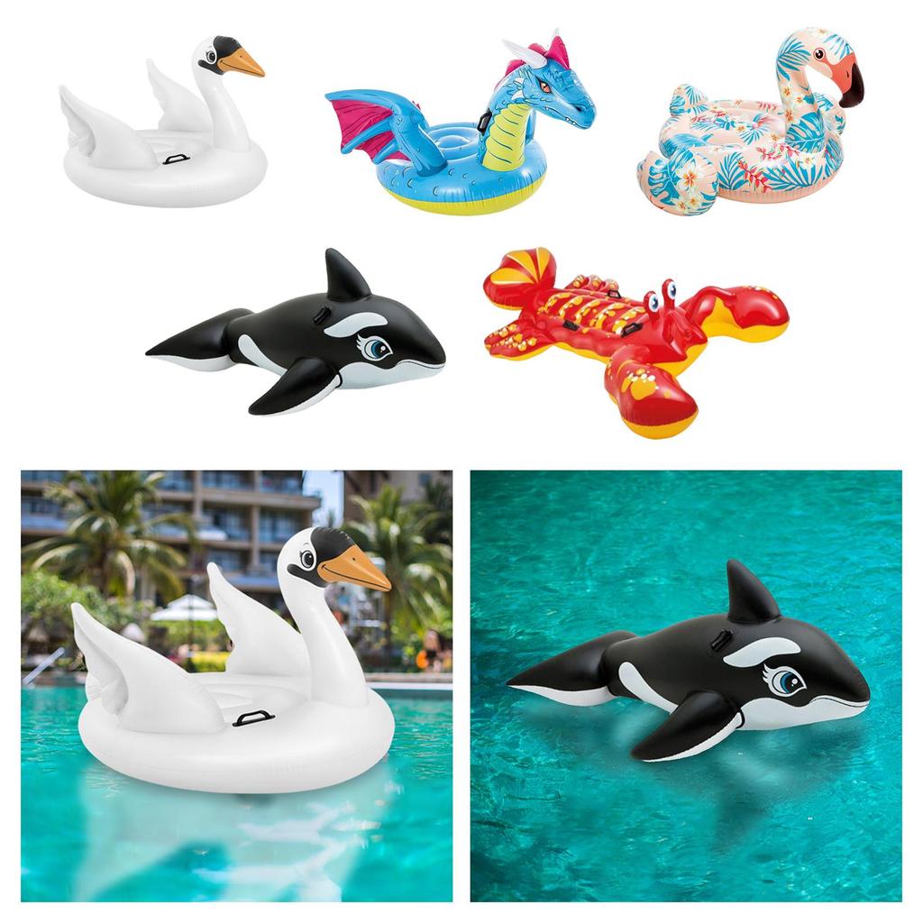Inflatable Pool Float Tube, Swim Ring Lounge, Inflatable Tube Raft Water Pool Floating Inflatable Beach Float for Outdoor