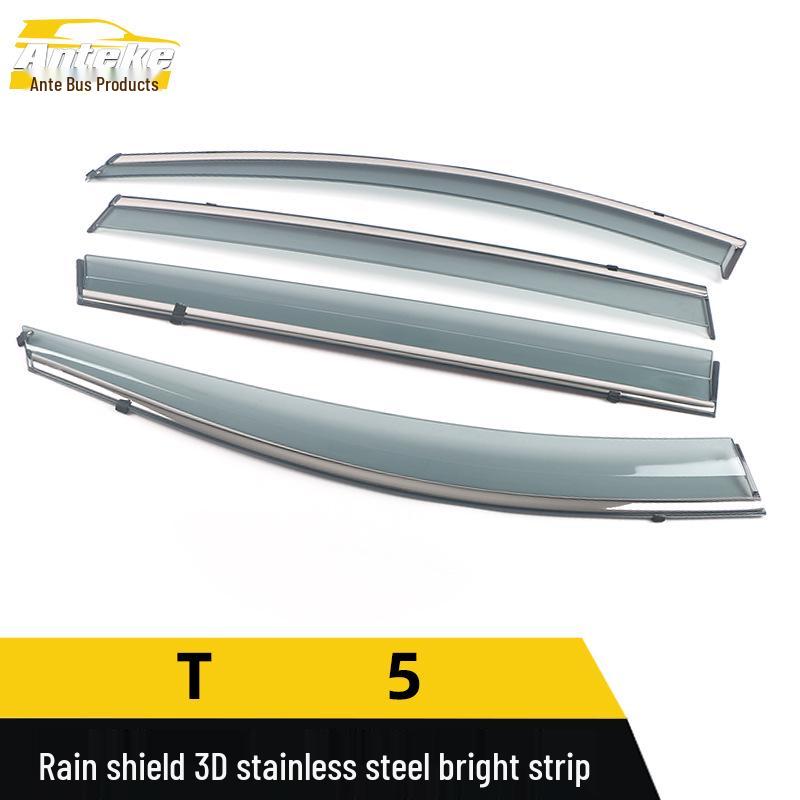 3D Stainless Steel Rain Guard Trim for Bisu T5