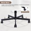 Modern Home Office – Height-Adjustable Swivel Chair without Armrests with Quiet Casters & Cushion – Elegant Fabric Chair for Study & Living Room