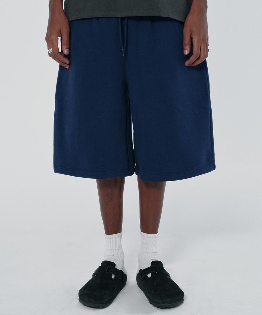 Seuweideu Wide Sweat Shorts [Navy]