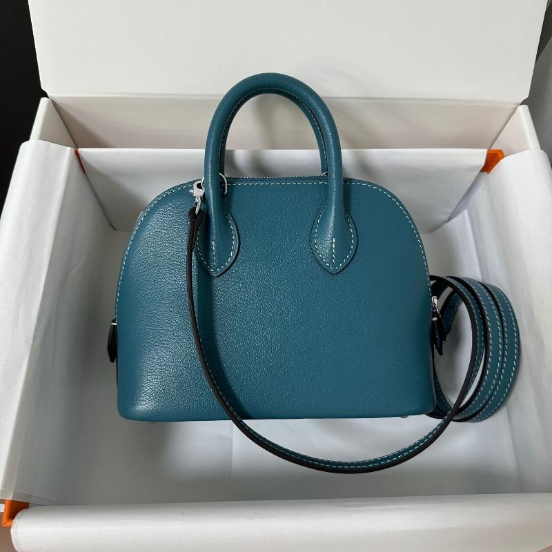 Nouveau sac à bandoulière en cuir de vachette première couche motif mouton français mini coque en cuir sac à main sac bowling