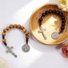 Artisanal Crafted Wooden Crosses Prayer Beads Faith Based Accessories For Christian Meditation And Spiritual Reflection