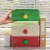 Storage Box Large Capacity Plastic Storage Box with Pull-Out Drawer Organizer for Hair Accessories Jewelry Sundries