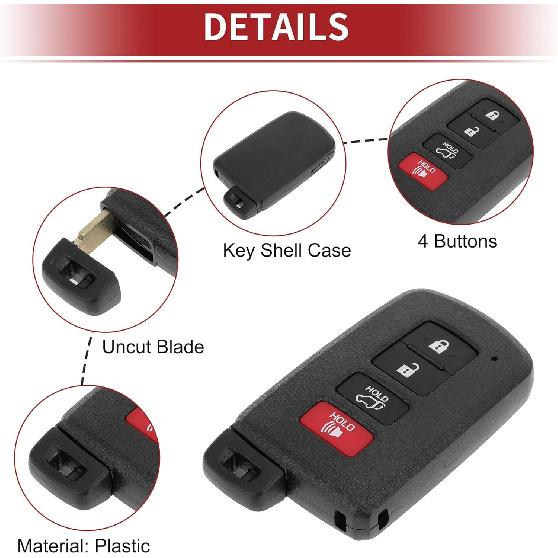 ACROPIX HYQ14FBA 314.3MHz Keyless Entry Remote Key Fob for Toyota RAV4 2013-2018 8A Replacement Car Key