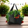 Strawberry Grow Bag With 4 Side Growth Pockets Heavy Duty Non-Woven Felt Hanging Floor Cultivation Grow Bag For Plants