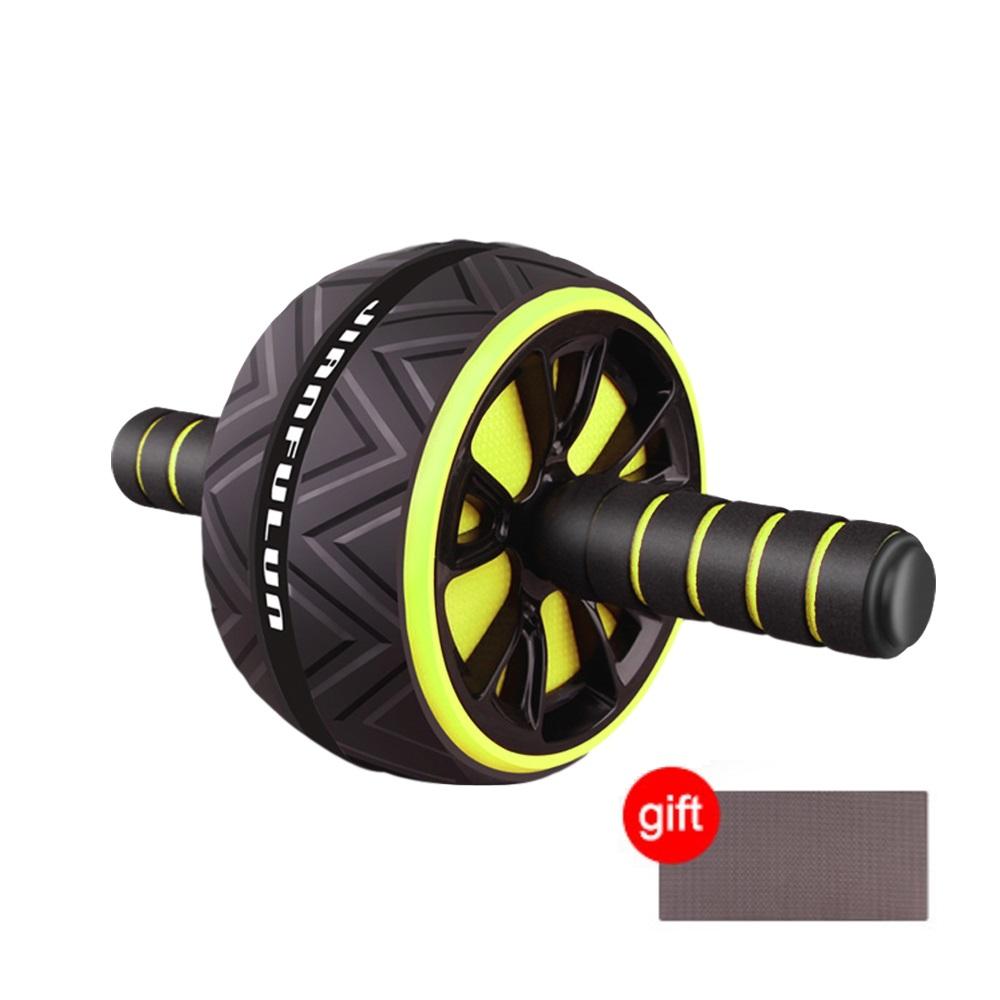 

Новый ролик для пресса, бесшумный ролик для пресса, тренажер для растяжки рук, талии, ног, тренажер для фитнеса жёлтый