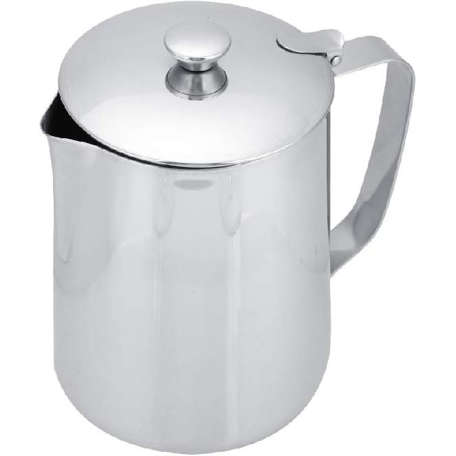 Milk Frothing Pitcher 350ml 600ml 900ml 1500ml 2000m(12oz 20oz 32oz 50oz 66oz) Steaming Pitchers Stainless Steel Milk Coffee Cappuccino Latte Art