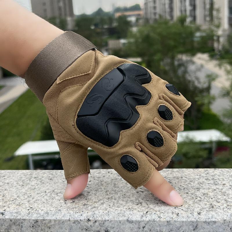 Tactical Half Finger Gloves Men's Outdoor Riding Mountaineering