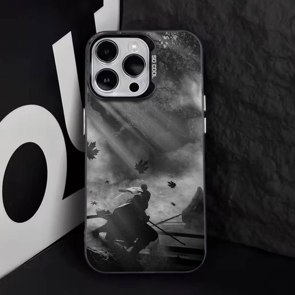 

Sekiro Shadows Die Twice Phone Case For iPhone 17,16,15,14,13,12,11 Plus,Pro Max,XS,Colored Silver Plated Inside Cover iPhone12PROMAX