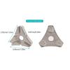 3 Size Triangular 6 Port Spoke Carbon Steel Silver Bike Repair Tool Wheel Repair Adjuster Bike Wire Wrench