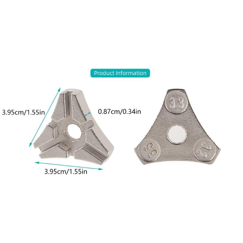 3 Size Triangular 6 Port Spoke Carbon Steel Silver Bike Repair Tool Wheel Repair Adjuster Bike Wire Wrench