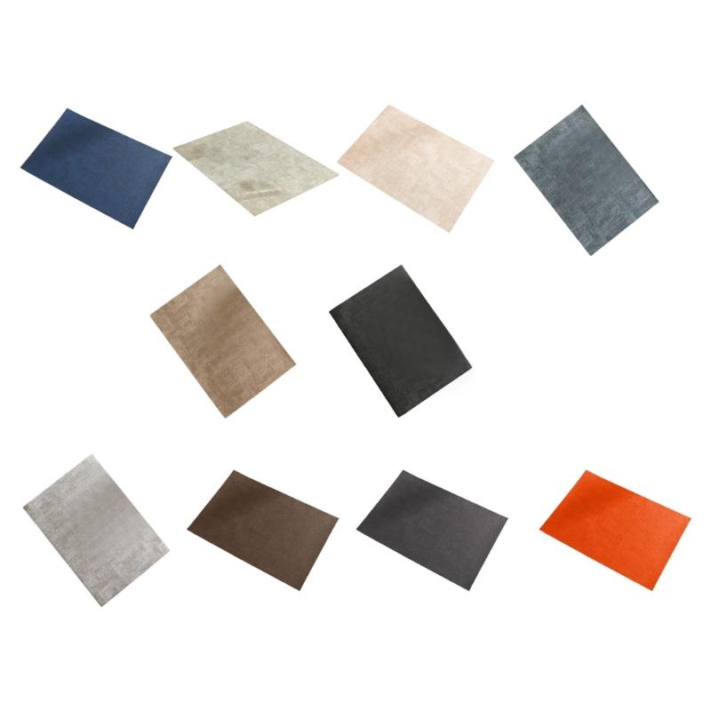 Double Side Leather Placemats And Coasters Waterproof Nonslip Table Mats Set Washable Table Mats For Dining Table