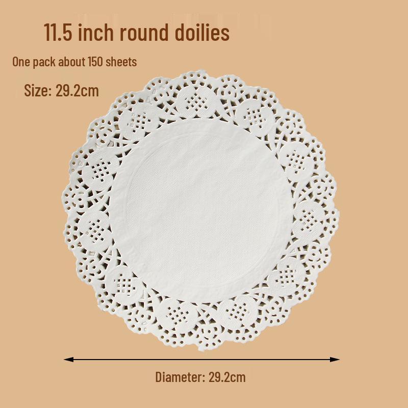 Rectangular Lace Paper Mat: Oil-Absorbing Paper for Kitchen, Baking, and Snacks