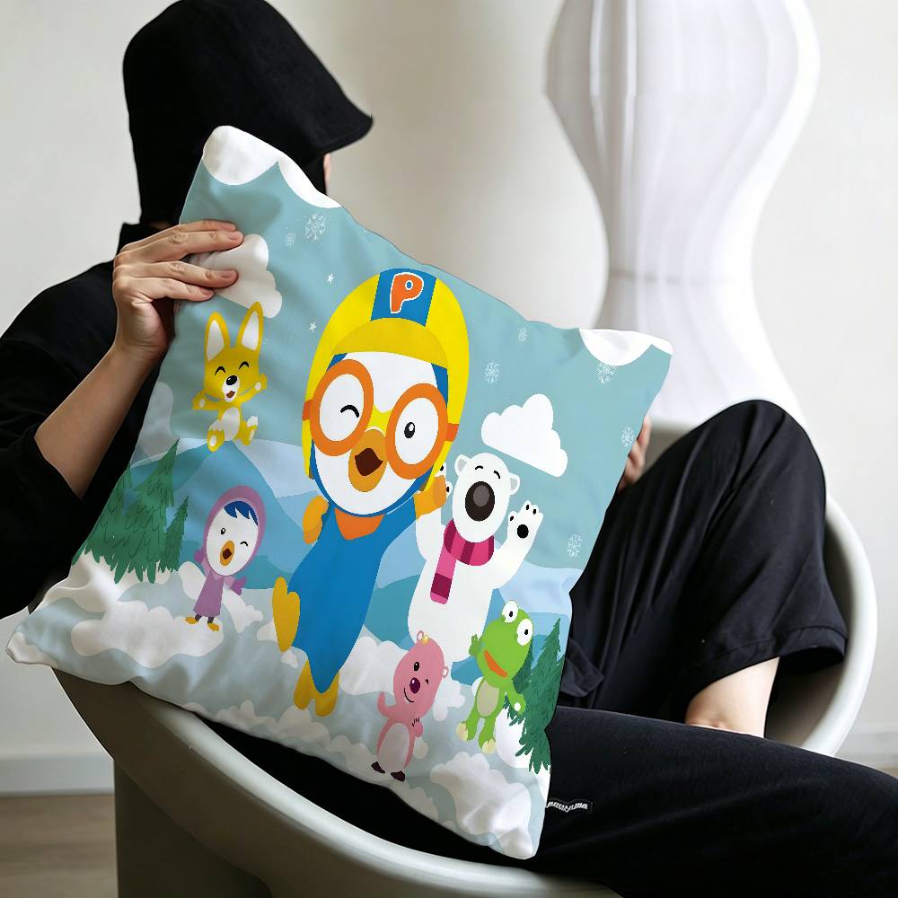 Anime Cute P-Pororos Maple Design Lucky Dragon pillow cover sofa cushion cover home room decoration children gift
