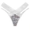 Women's Interwoven Hollow See-through Low Waist Thin Strap Tempting Sexy Panties Thong