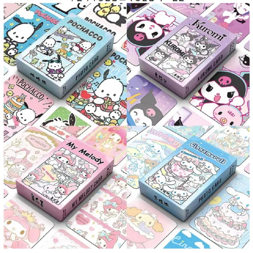 Mapsiai Sanrio-figur 55-ark holografiska varor fotokort, My Melody, 1 styck