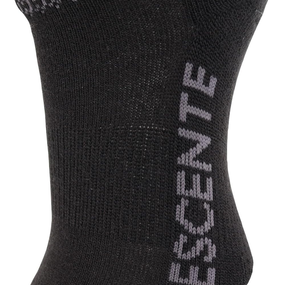 DESCENTE Junior Odor Far Silver Ion Socks for Juniors and DWDWJB61 BLK Socks, Antibacterial, Resistant, Warm, Infrared, (Ag+) Kids,