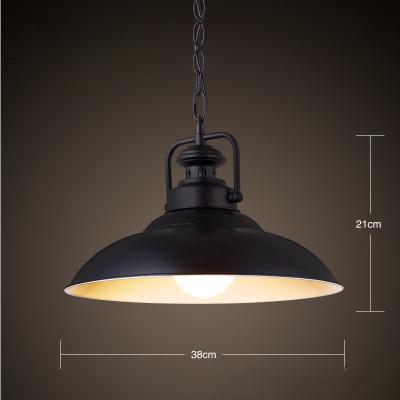 Creative Retro Simple LED American Wrought Iron Pot Chandelier Hotel Bar Restaurant Coffee Shop Decorative Lighting.