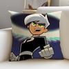 Ghostly DDanny PhantomS Cushion Cover Breathable and skinfriendly linen pillowcase square removable and washable cushion