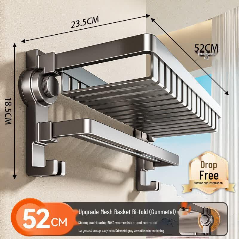 abdo No-Drill Suction Cup Towel Rack
