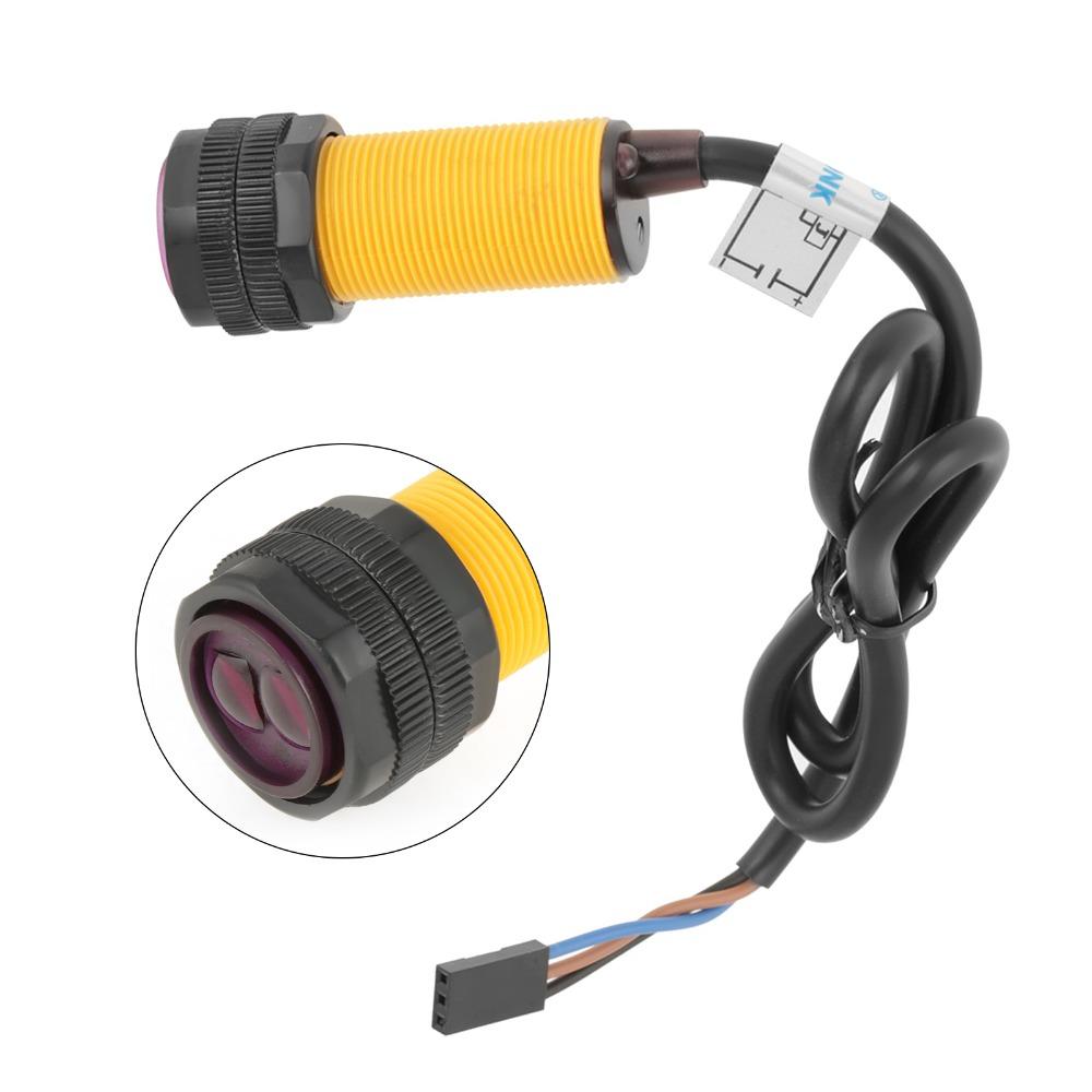 Einstellbarer fotoelektrischer Sensor 5V DC Detektionssensor Schalter Leitungsstück