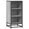 VidaXL Buffet sonoma gris 35,5x35x76 cm bois d'ingénierie et métal, armoire de rangement, meuble d'entrée, meuble d'appoint 848952